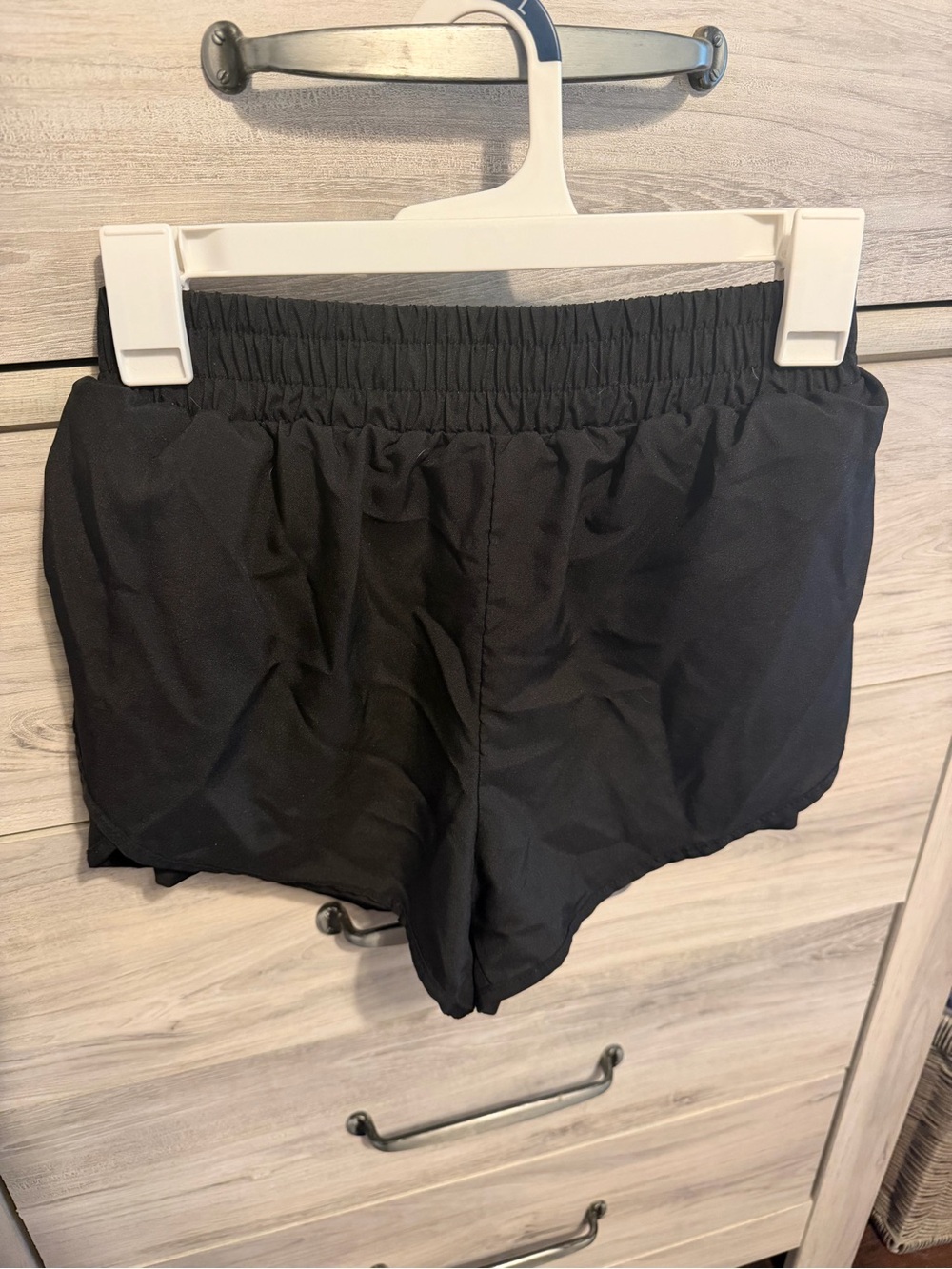 SHEIN Black Women's Athletic Running Shorts